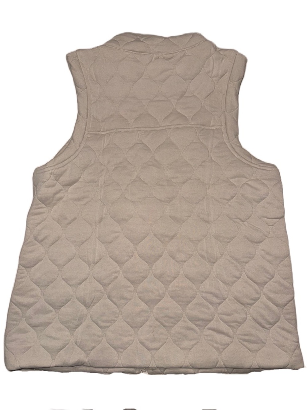 Kirkland Signature Quilted Vest in Light Taupe S Women Warm Stylish Comfort NWT - Picture 2 of 4